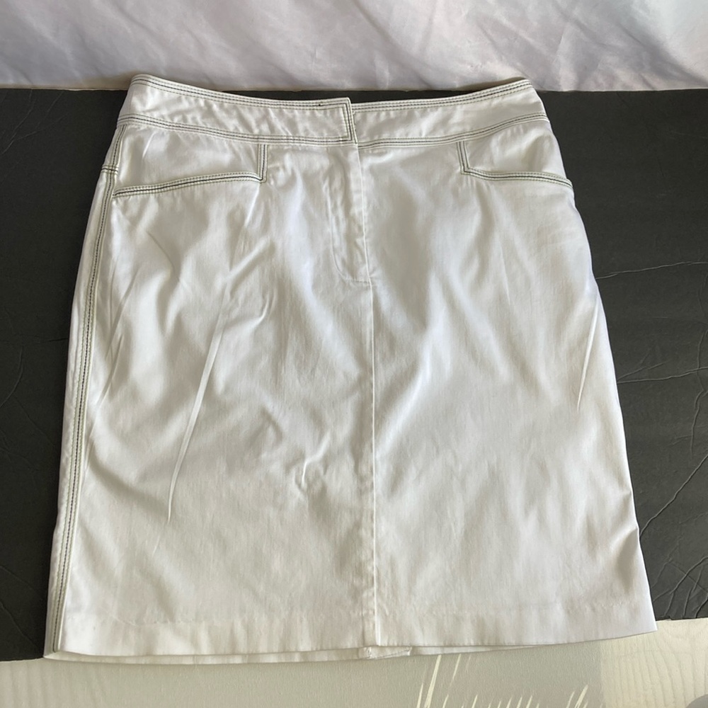 Camille La Vie White Summer Skirt Size 6